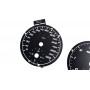 Mercedes SLK R171 AMG - Replacement tacho dials, counter gauges faces - converted from MPH to Km/h