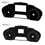 Ford Ecosport - Replacement instrument cluster tacho dials, counter gauges, faces - converted from MPH to Km/h