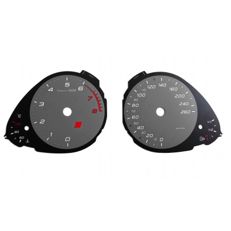Audi S4 8K - Replacement tacho dial MPH to km/h