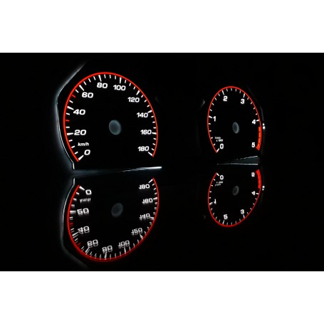 Volkswagen Crafter - świecące tarcze licznika zegary INDIGLO