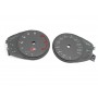 Audi A5 S5 8W F5 - replacement dials, counter gauges faces converted from MPH to Km/h