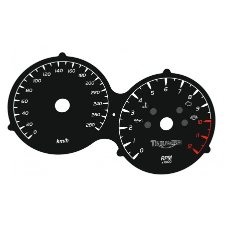 Triumph Sprint ST 1050 - Replacement tacho dial