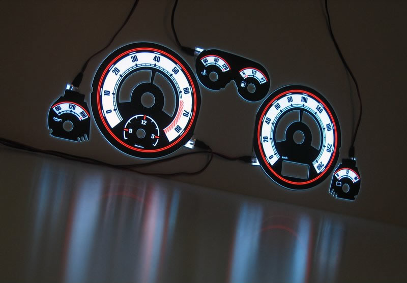 Audi A6 C5 Plasma Tacho Glow Gauges Dials Tachoscheiben Neue Indiglo 1997 2004 Ebay